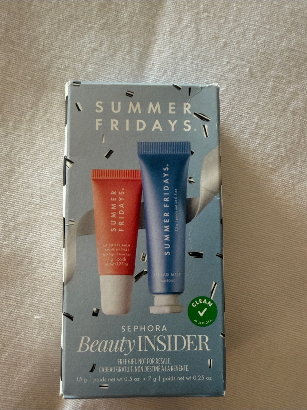 Summer Fridays Duo - Blue & Coral Mini Skincare Set